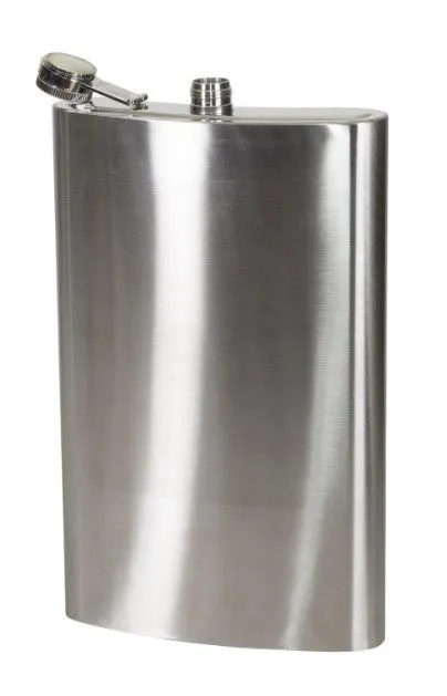 STAINLESS STEEL FLASK - 64 OUN